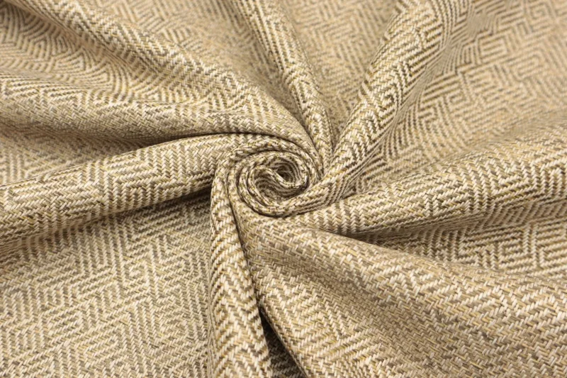 Möbelstoff Schwer Luxus Labyrinth Jacquard Bezugsstoff Polsterstoff Dekostoff