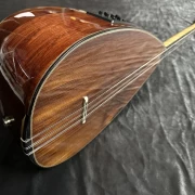 Saz Baglama Kisa Sap Ardic Yaprak Kanada Kapak Tam Profesyonel 40 Tekne Fishman Abanoz Sedef Bağlama