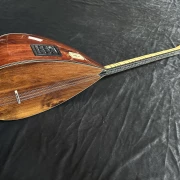 Saz Baglama Kisa Sap Ardic Yaprak Kanada Kapak Tam Profesyonel 40 Tekne Fishman Abanoz Sedef Bağlama