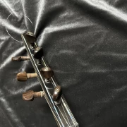 Saz Baglama Kisa Sap Ardic Yaprak Kanada Kapak Tam Profesyonel 40 Tekne Fishman Abanoz Sedef Bağlama